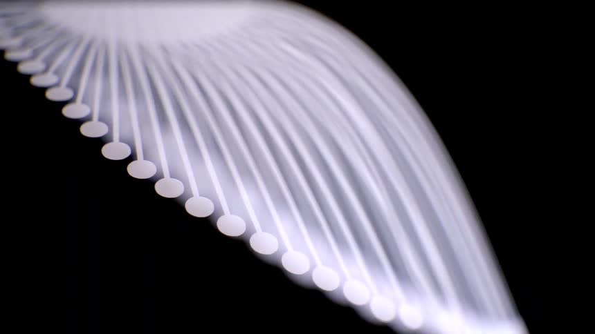 A close up of a retro lamp