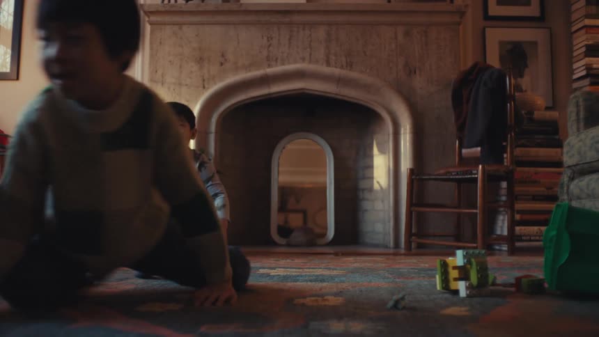Little boy taking another boys toy car which then starts to make him cry