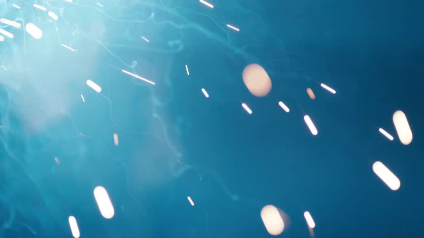 Sparks against a dark background