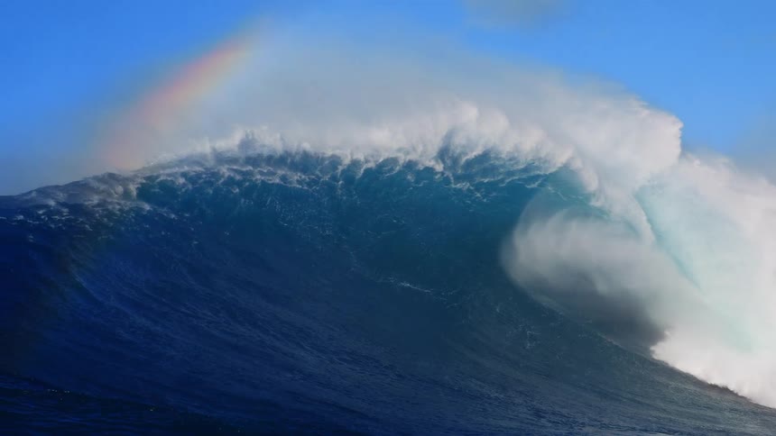 Tubular wave breaking in the ocean