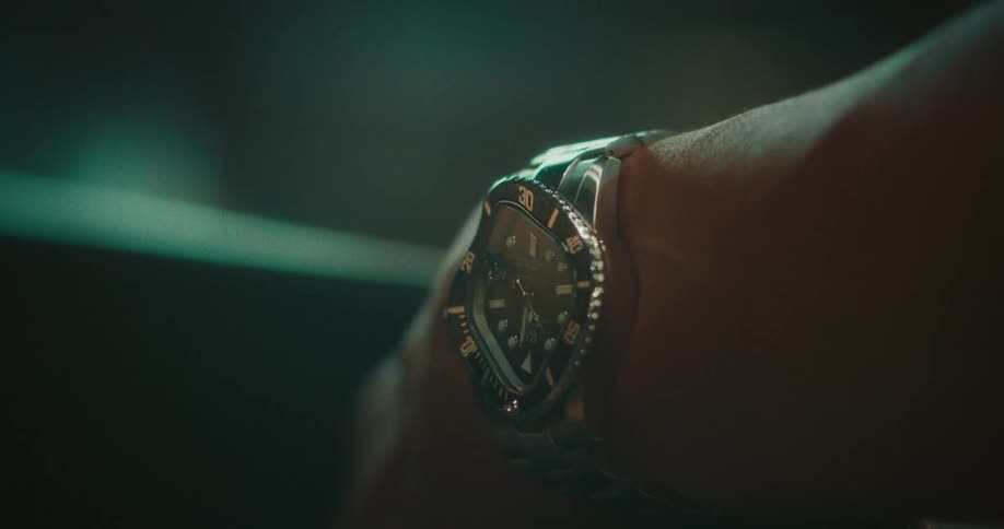 Watch on a persons wrist