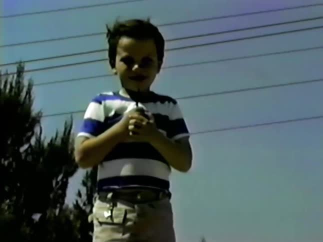 A child playing at a neighborhood park
