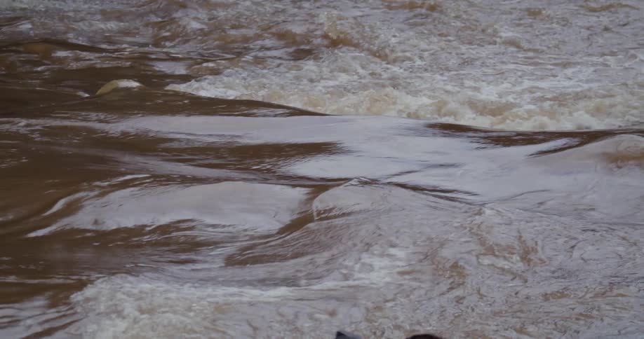 A river flowing on a sunny day