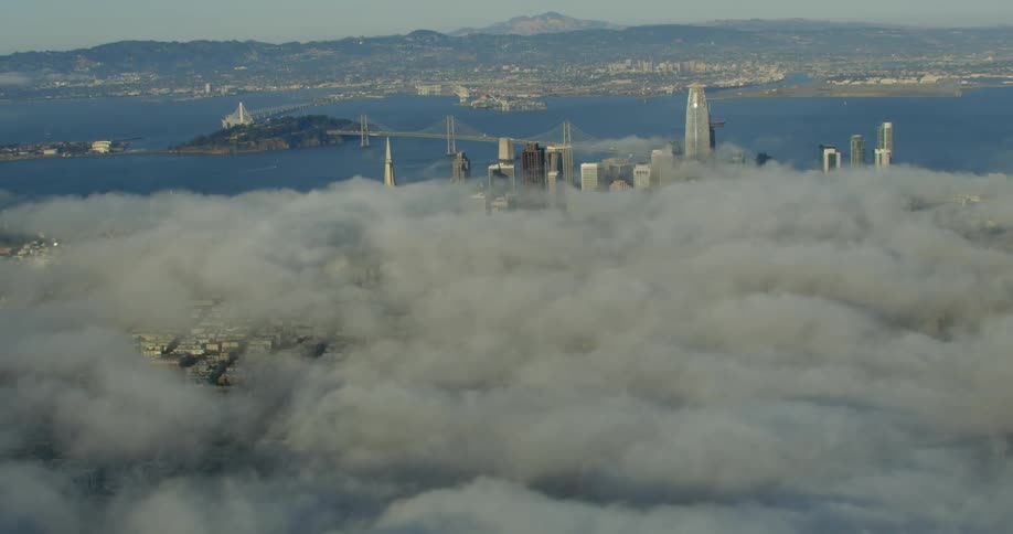 Marine Layer over downtown San Francisco, California