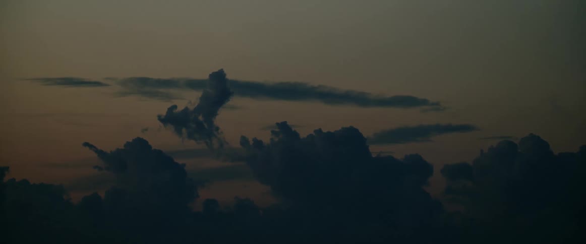 Cloudy sky at dawn