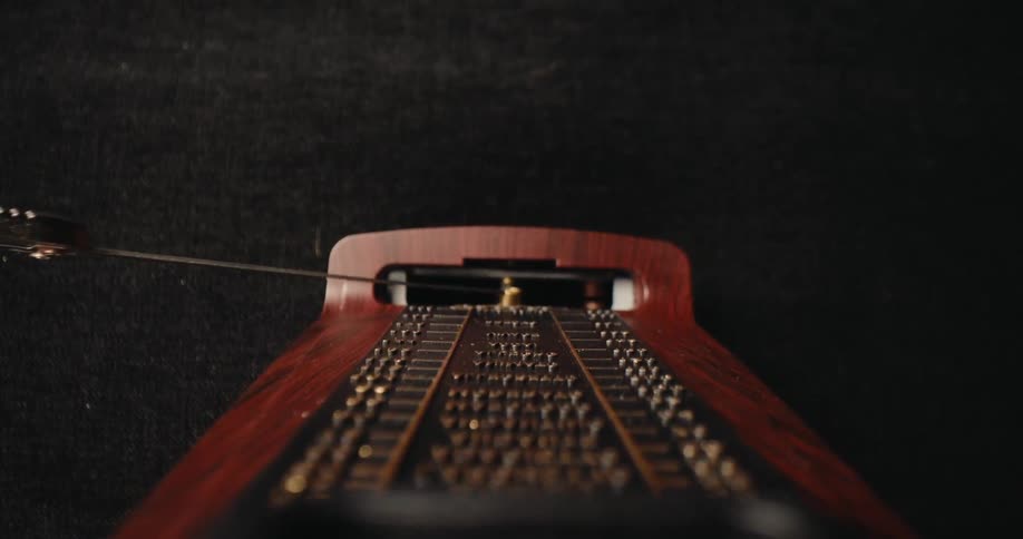 Closeup of a pendulum in motion