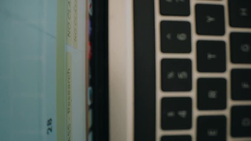 A close up of a computer screen and keyboard