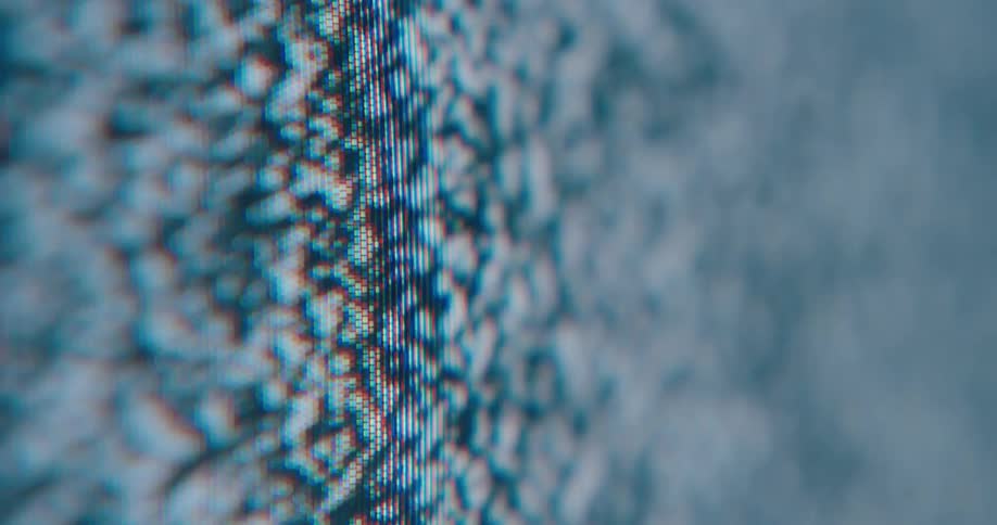 Static on an old television screen