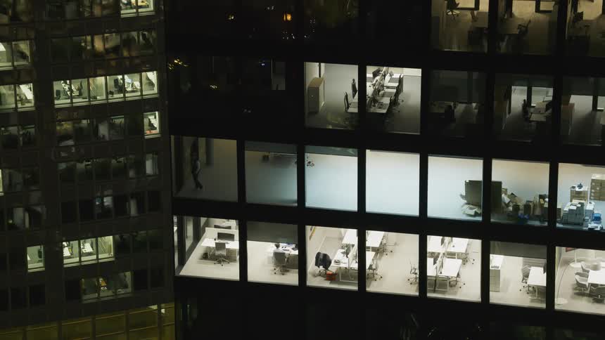 A view of an apartment building