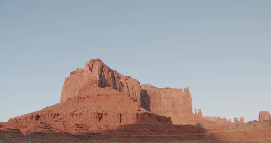 A view of a mesa desert