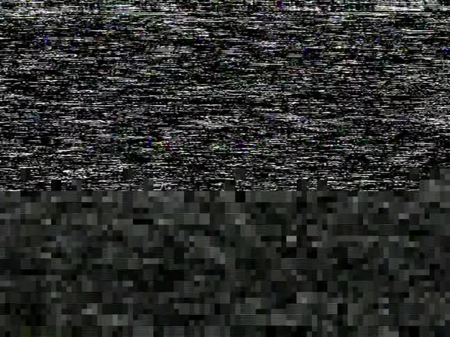 A screen covered in static