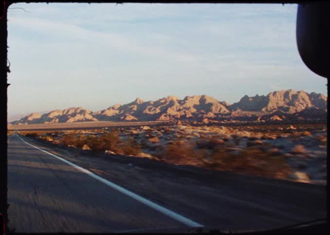 Landscape of a semiarid area with mountains in the background