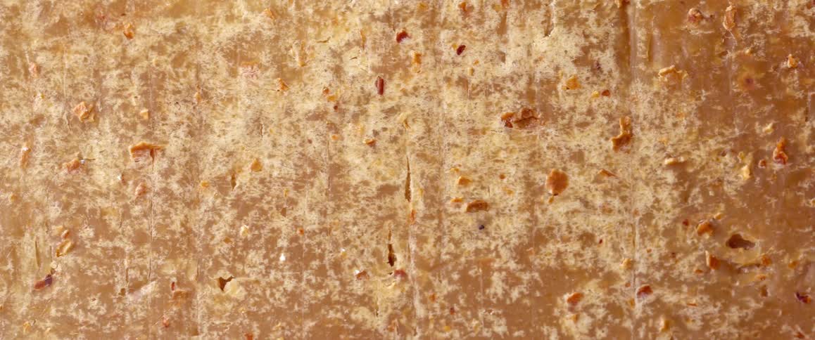 Closeup on an abstract structure colored brown