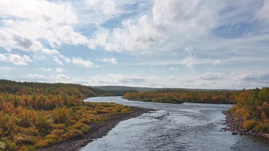 River and surrounding landscape outdoors during day time