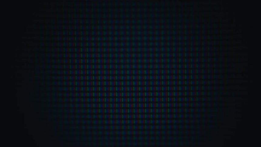 Words scroll across the screen