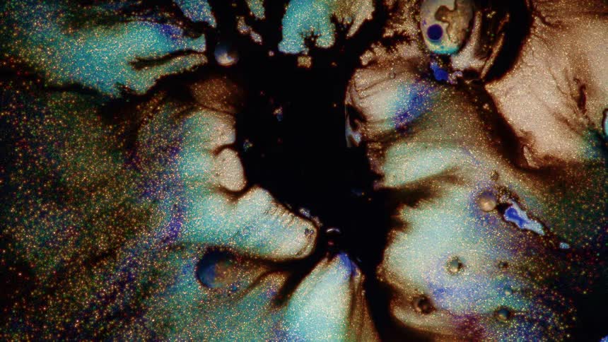 Some paint and liquid swirls