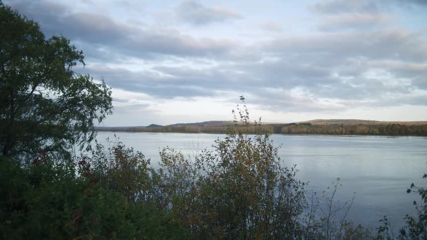 A view of a lake on a sunny day