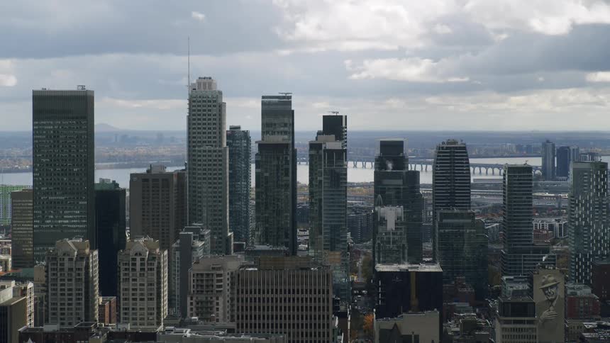 City skyline of a metropolitan area at daytime