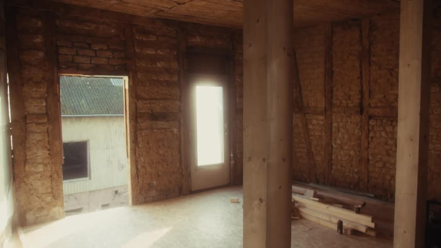 Wood supplies are in the home frame