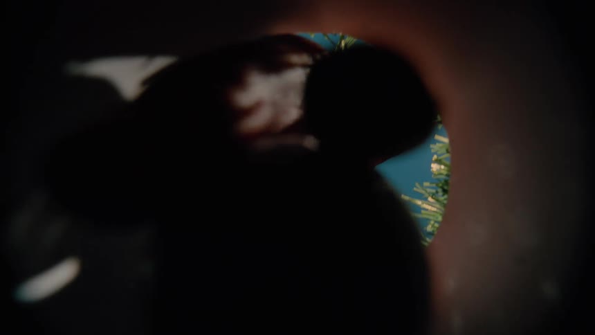 A ball is pulled out of the hole