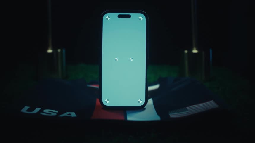 A smart phone screen