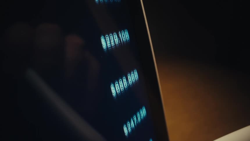 A view of a stylus controlling a smartphone screen