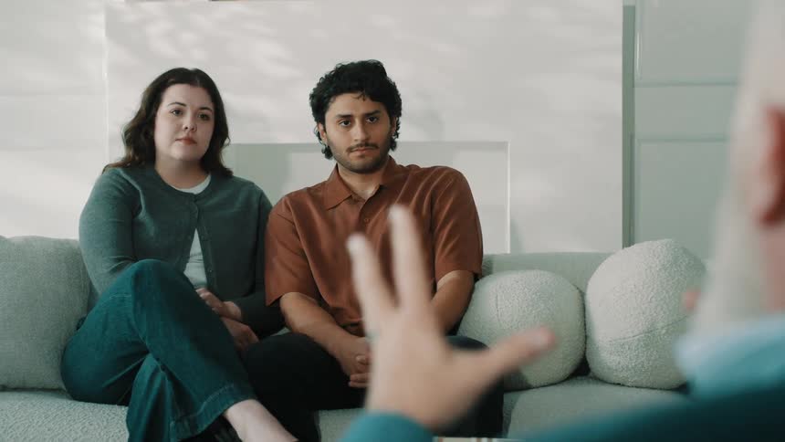 The couple are having a counseling session