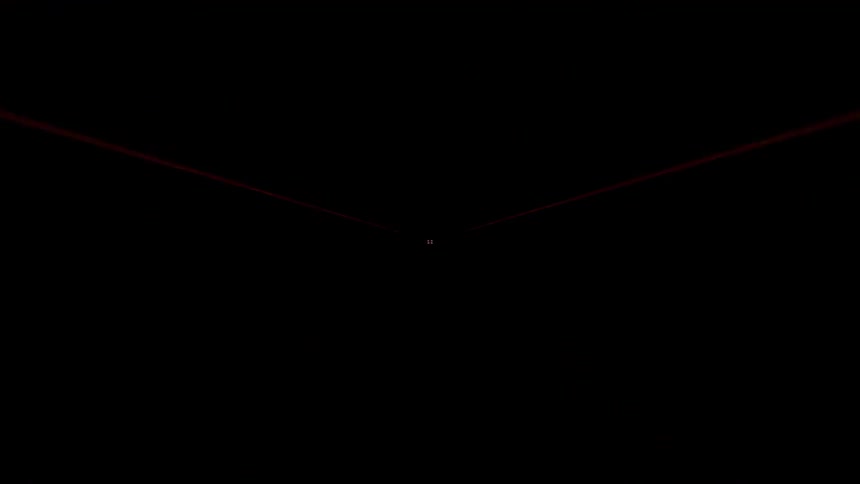 Colorful lasers shine in the screensaver