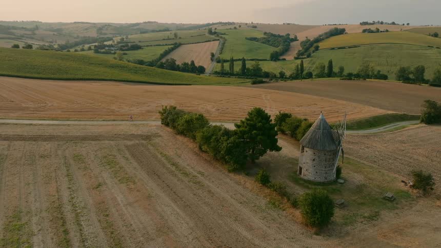 A view of a farmland in nature