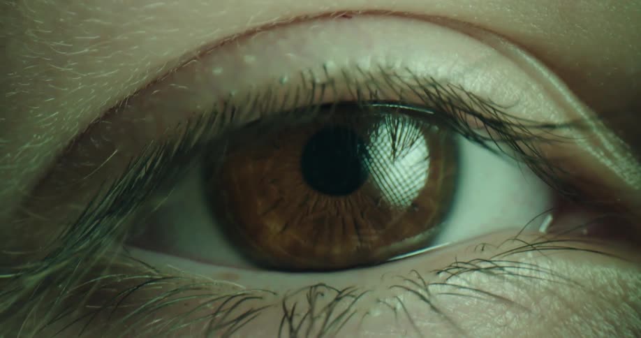 A close up of a persons eye