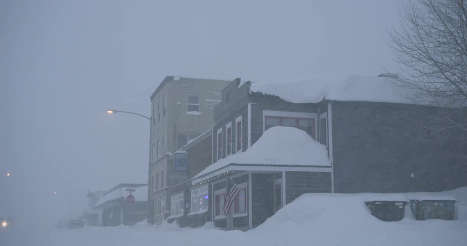 A view of some buildings in a rural area