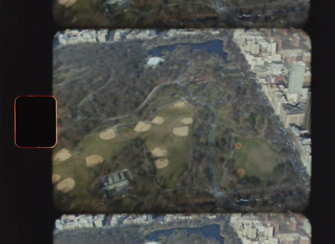 Central park is in the middle of the big city