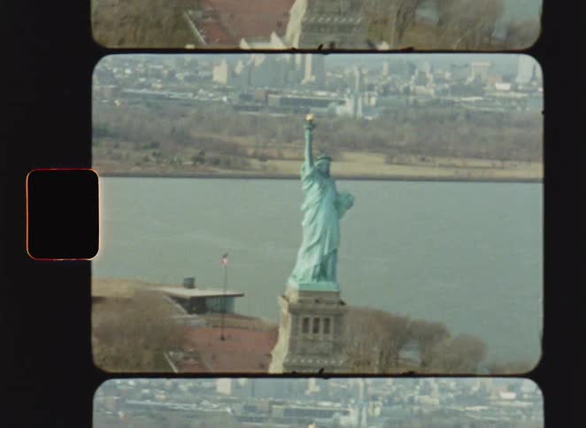 The statue of liberty is a small island