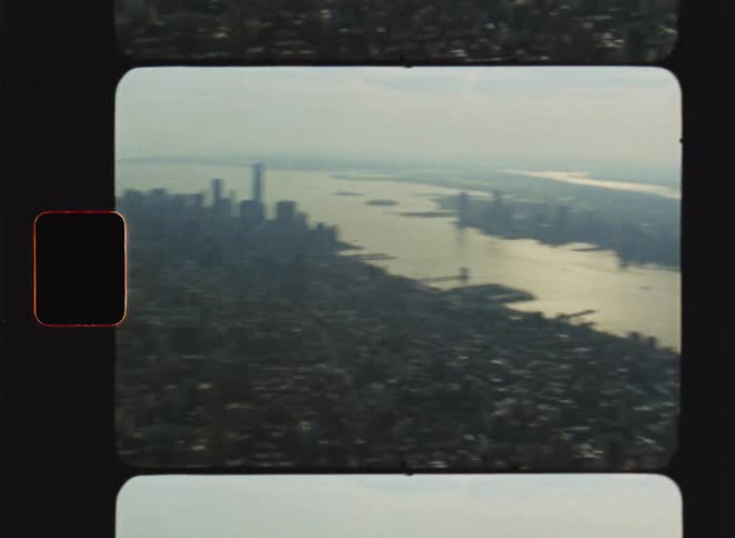 Panorama of a seaside metropolis