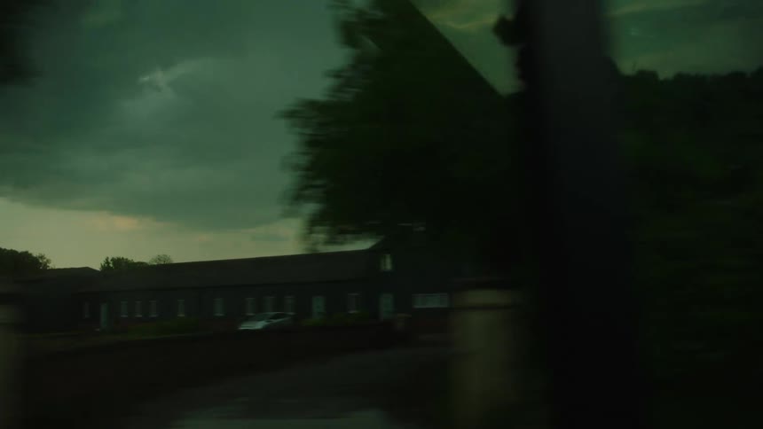 A view of some houses in a rural area
