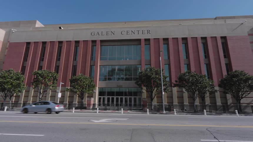 A view of the USC Galen Center Olympic Venue in Los Angeles
