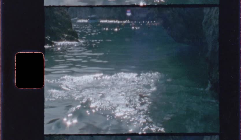 A man swimming in a river