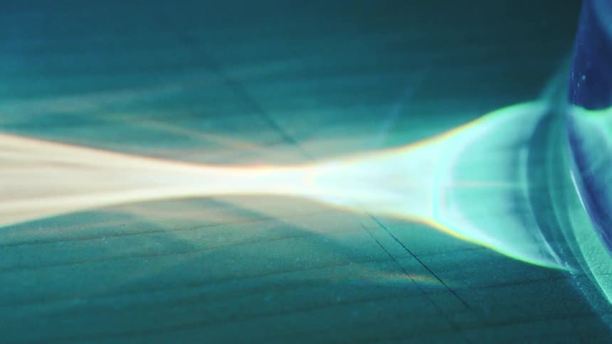 Lasers are shooting in the dark