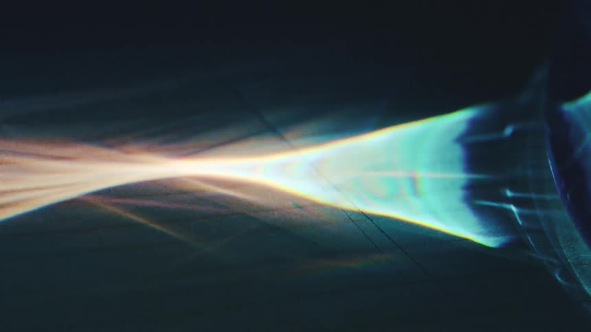 Lasers are shooting in the dark