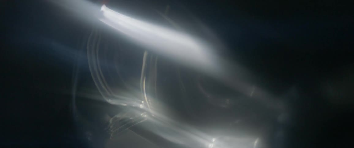 Glaring lights and metal close up
