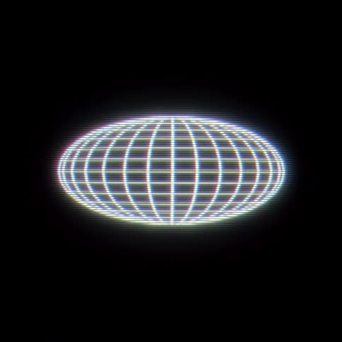 These curve slightly outward from the center creating a sense of threedimensional volume