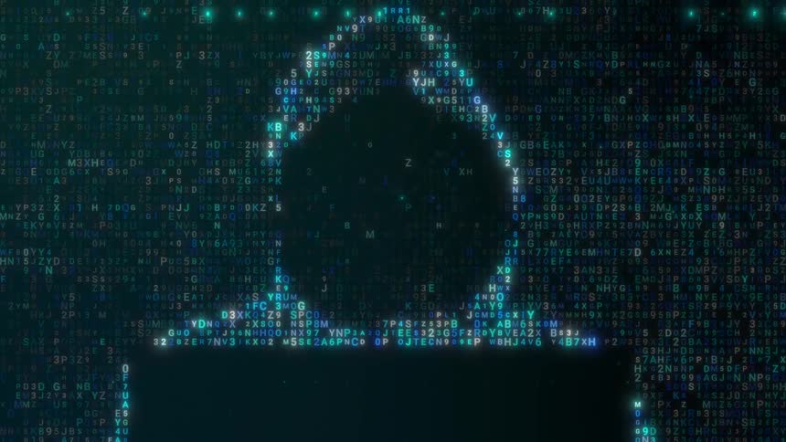 A view of an animation of numbers