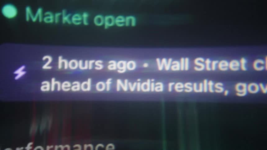 A close up of text on a screen