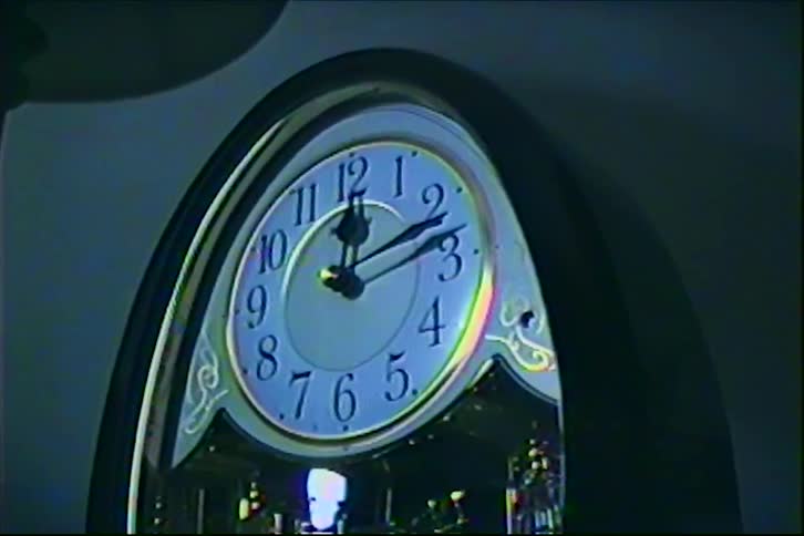 A close up of a clock in a house
