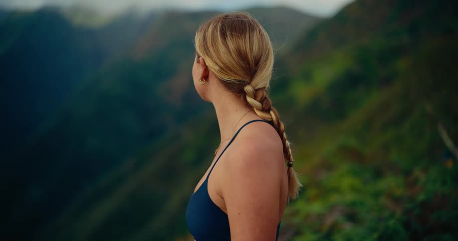 A woman standing outdoors