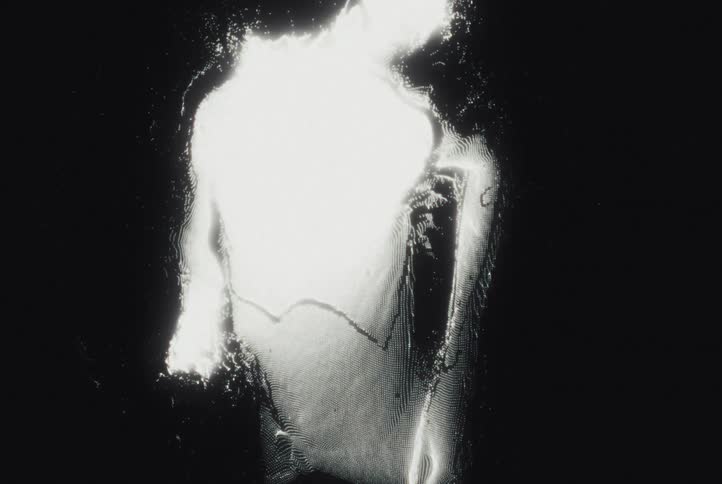 A person exploding