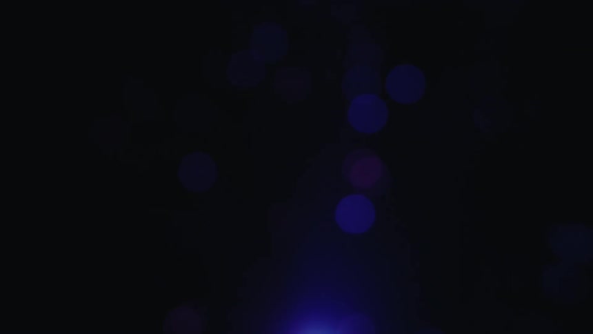 A view of fiber optic floating lights