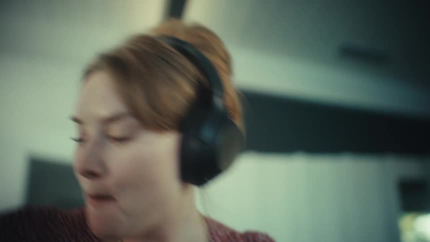 A woman dancing in a room