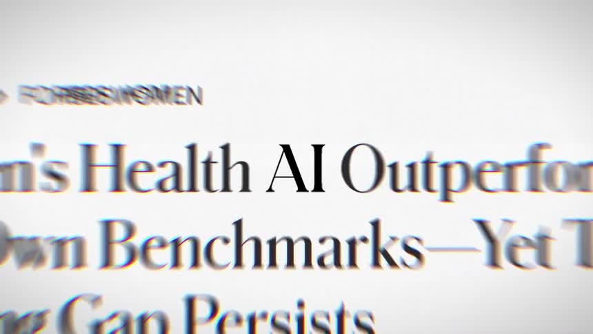 White ai text appears sharply centered on a black background while very fast moving text in the background references us and canada regulations requiring aigenerated videos to show new technology disclosures