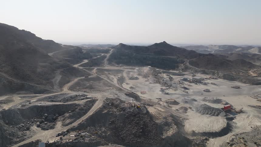 The landscape is full of mountains